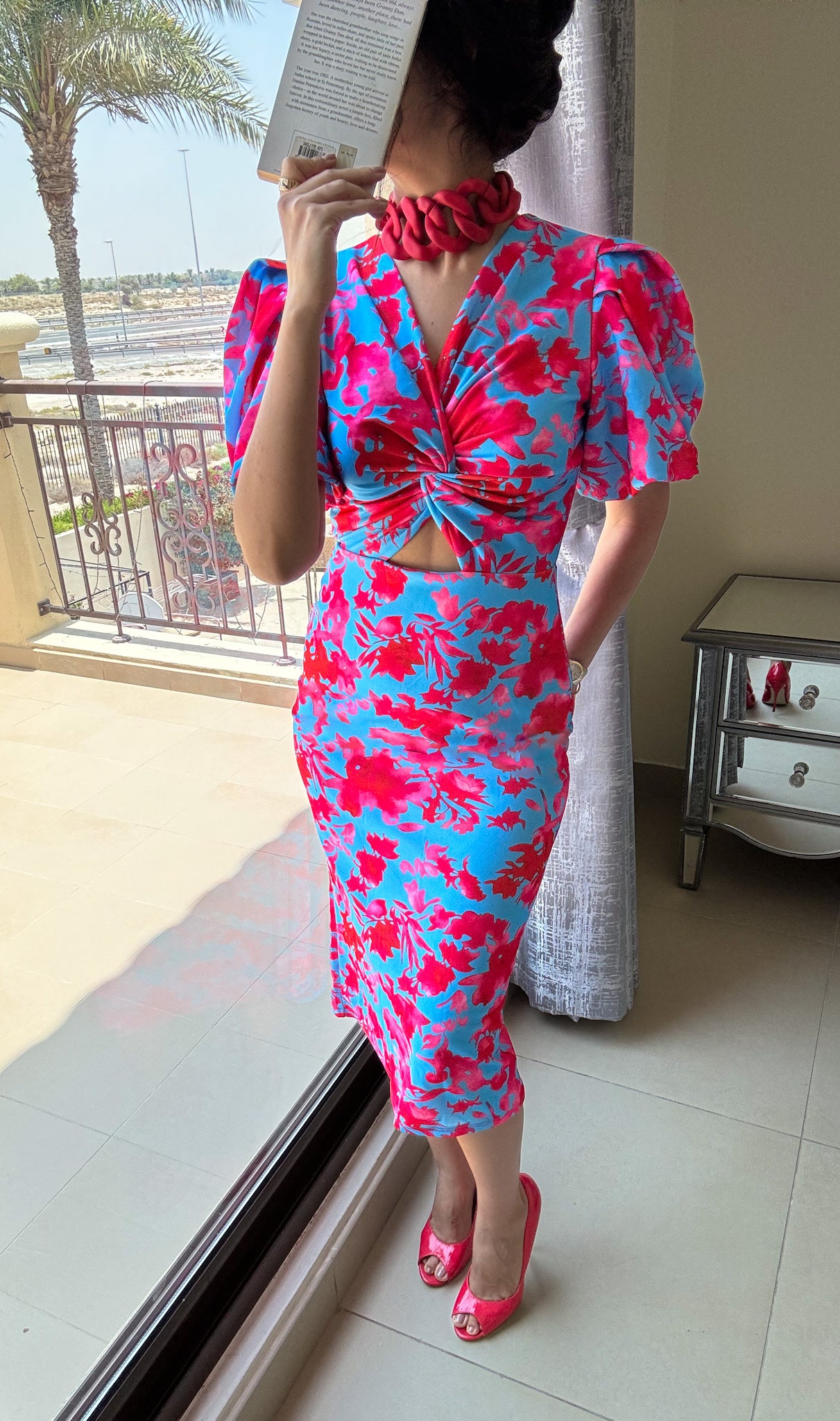 Puff Sleeves Floral dress