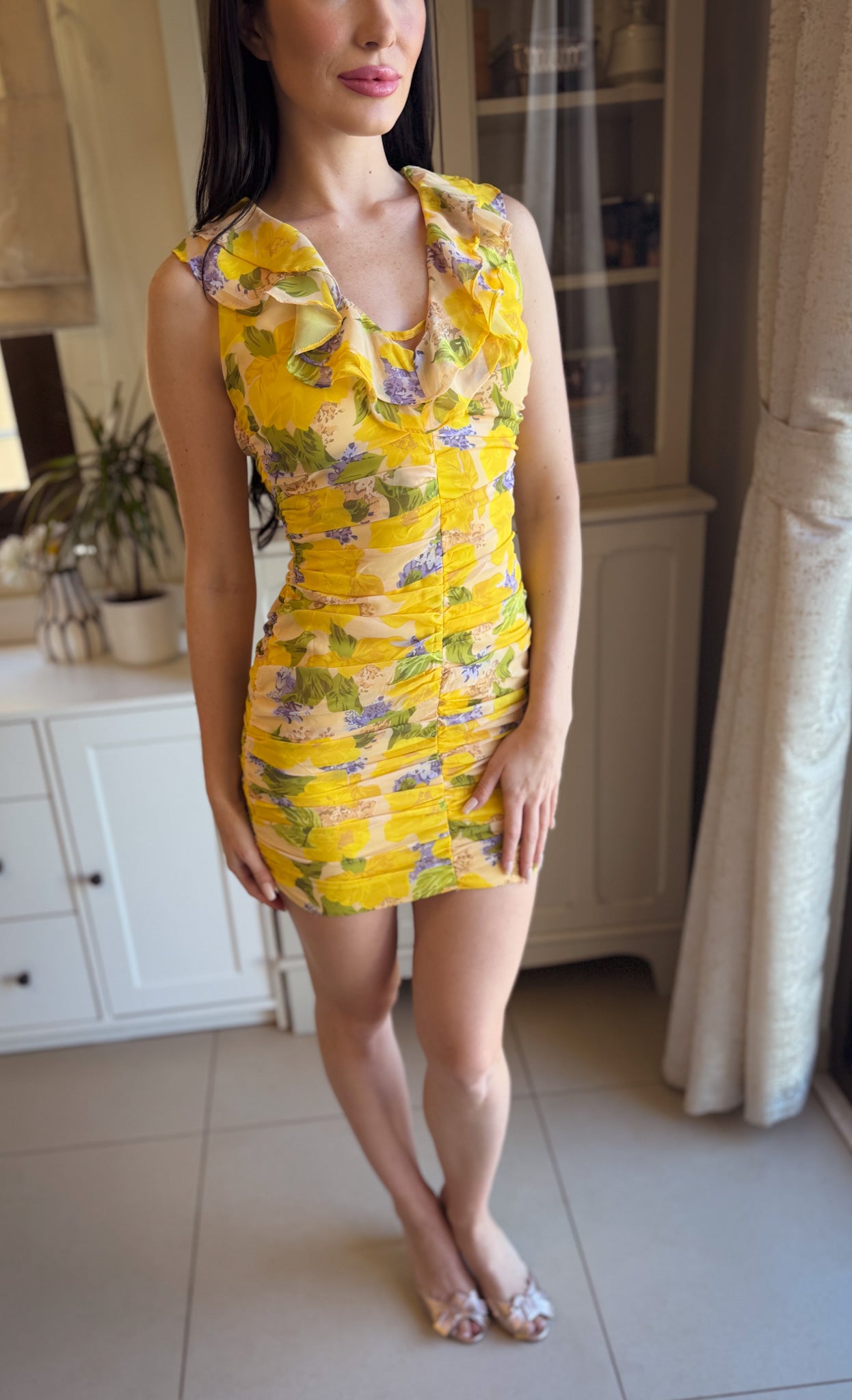 Floral Chiffon Mini dress